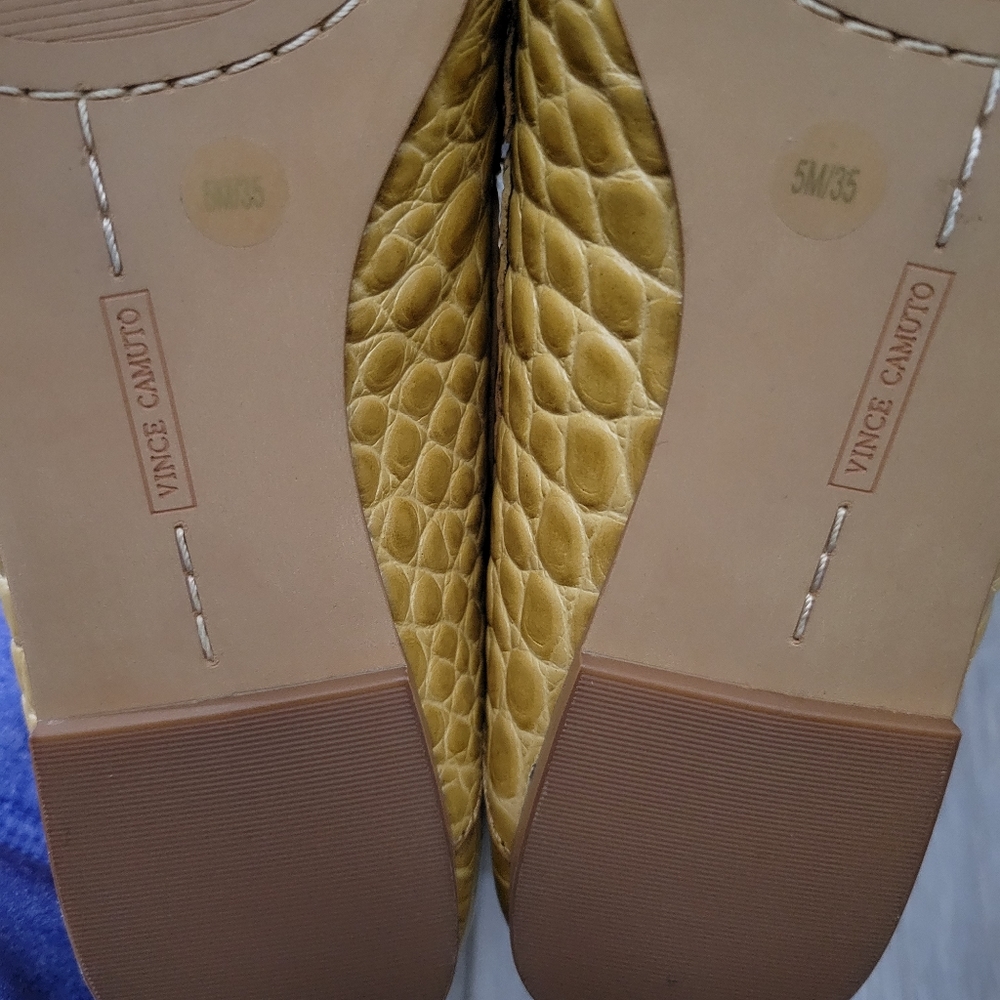 NEW Franco Sarto Croc Embossed Loafers - Picture 5 of 8